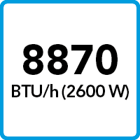 BTU - 8870/2600W