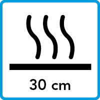 Bakoppervlak - 30 cm