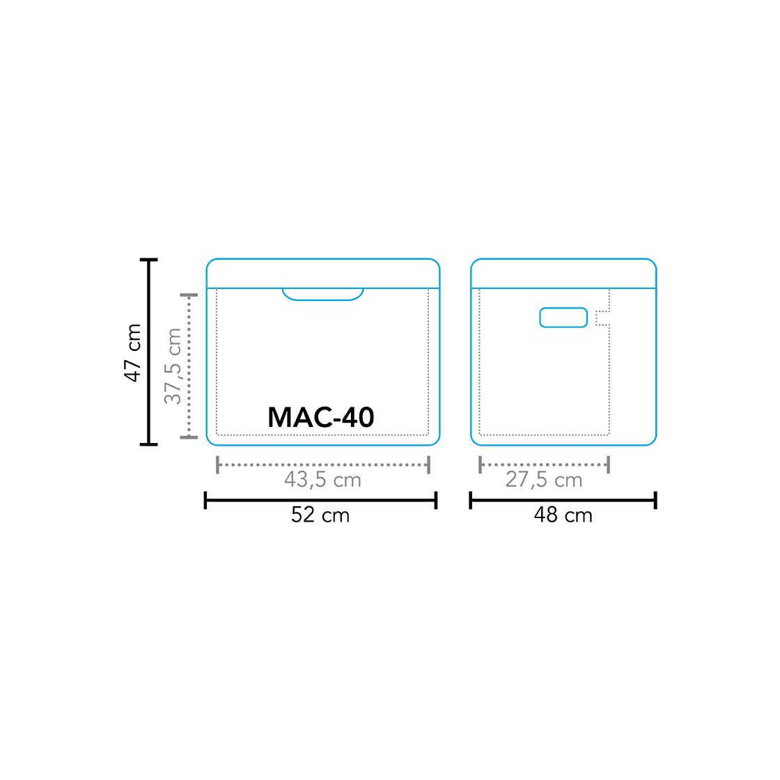 Koelbox absorptie MAC-40 30mbar |