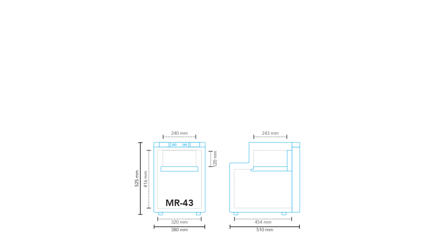 Koelkast compressor MR-43