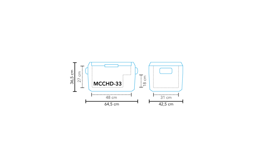 Koelbox compressor MCCHD-33 DC