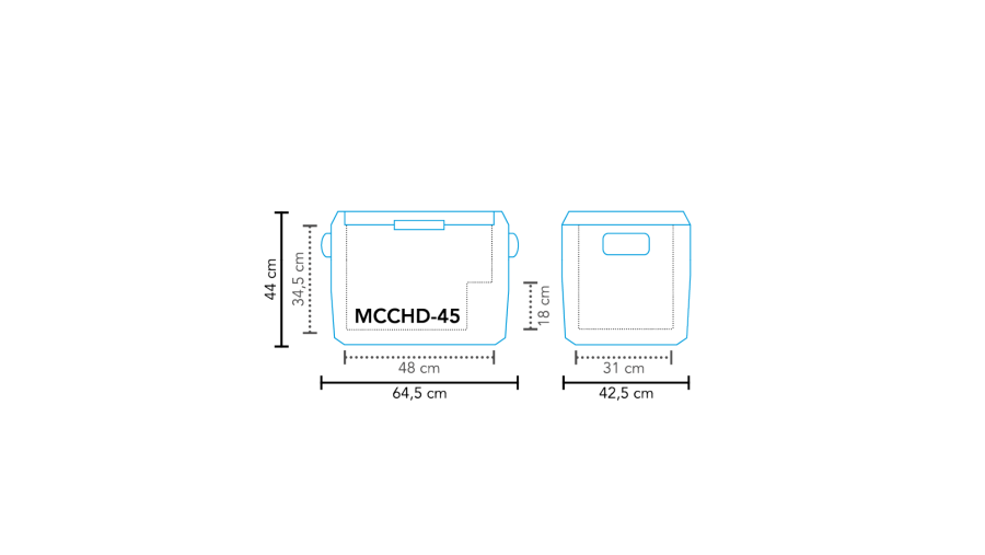 Koelbox compressor MCCHD-45 DC