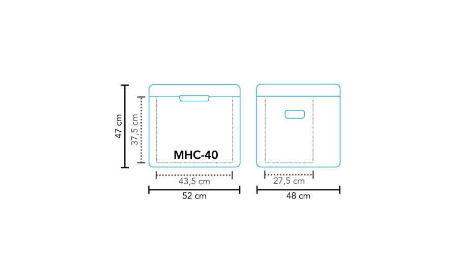 Koelbox hybride MHC-40 AC/DC