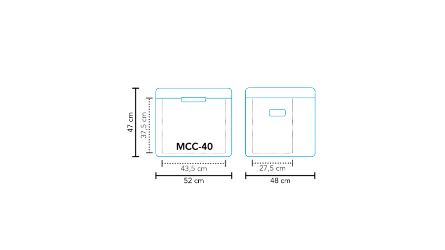 Koelbox compressor MCC-40 DC