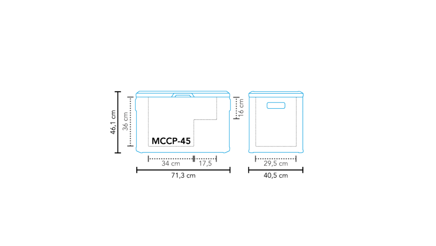 Koelbox compressor MCCP-45 AC/DC