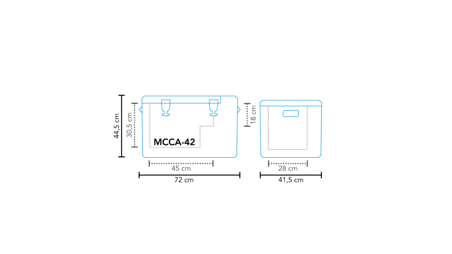Koelbox compressor MCCA-42 DC