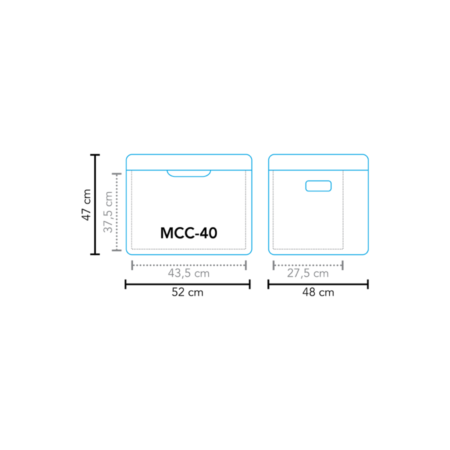 Koelbox compressor MCC-40 AC/DC