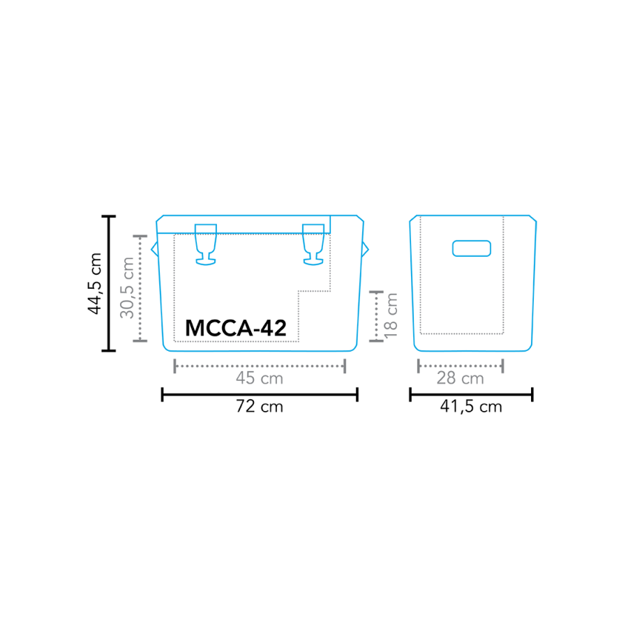 Koelbox compressor MCCA-42 AC/DC