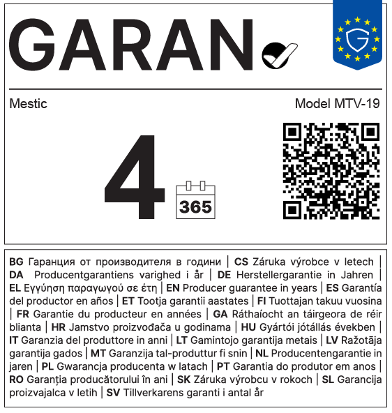 Televisie smart android MTV-19